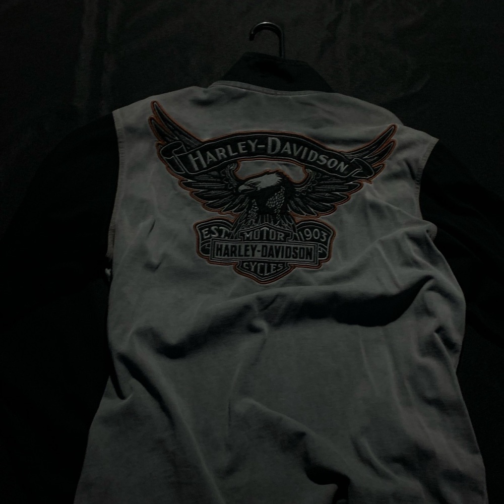 VINTAGE HARLEY DAVIDSON QUARTER ZIP